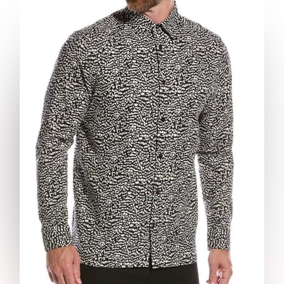 Ted Baker Other - Ted Baker Bramley Shirt Black Abstract Men’s size 6 NWOT